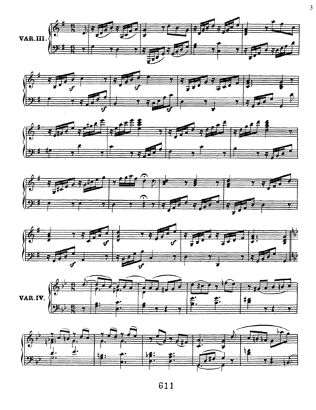 Variations (6) On A Duet By Paisiello, Woo 70