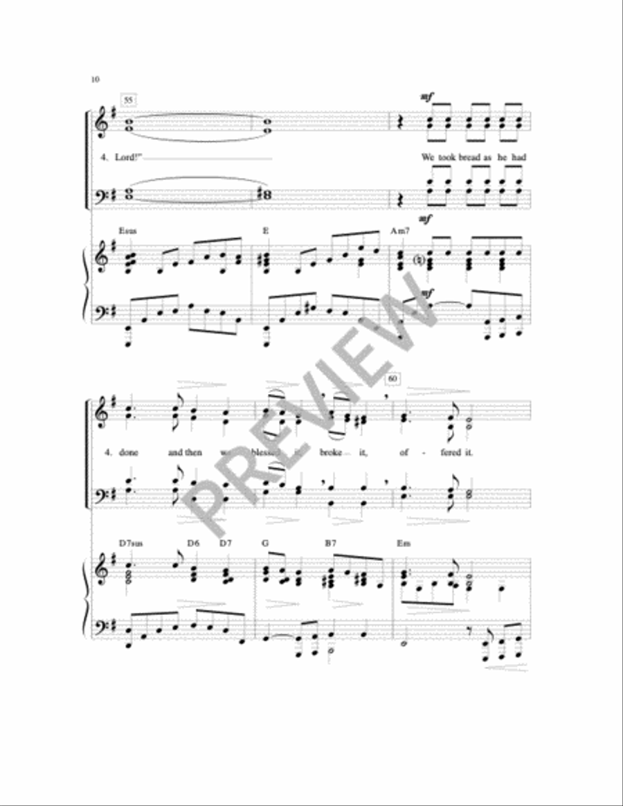 In the Breaking of the Bread 4-Part scores gallery preview page 4