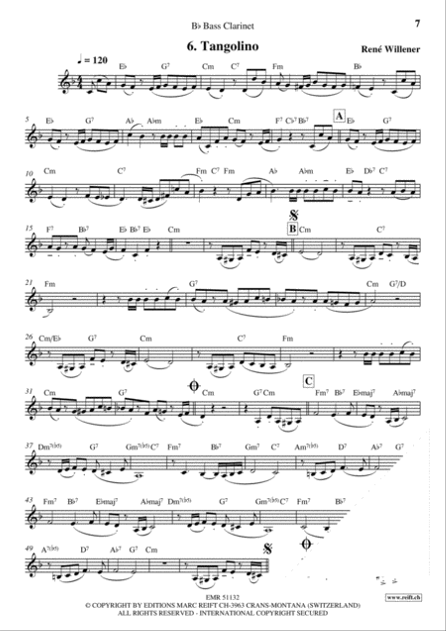 La Fete au Chalet Volume 3 Bass Clarinet scores gallery preview page 8