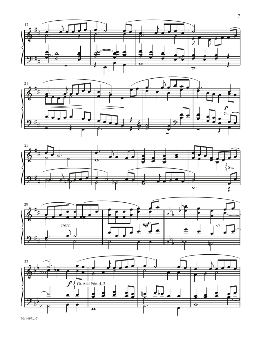 The Everlasting Arms (Digital Download) Sacred scores gallery preview page 5