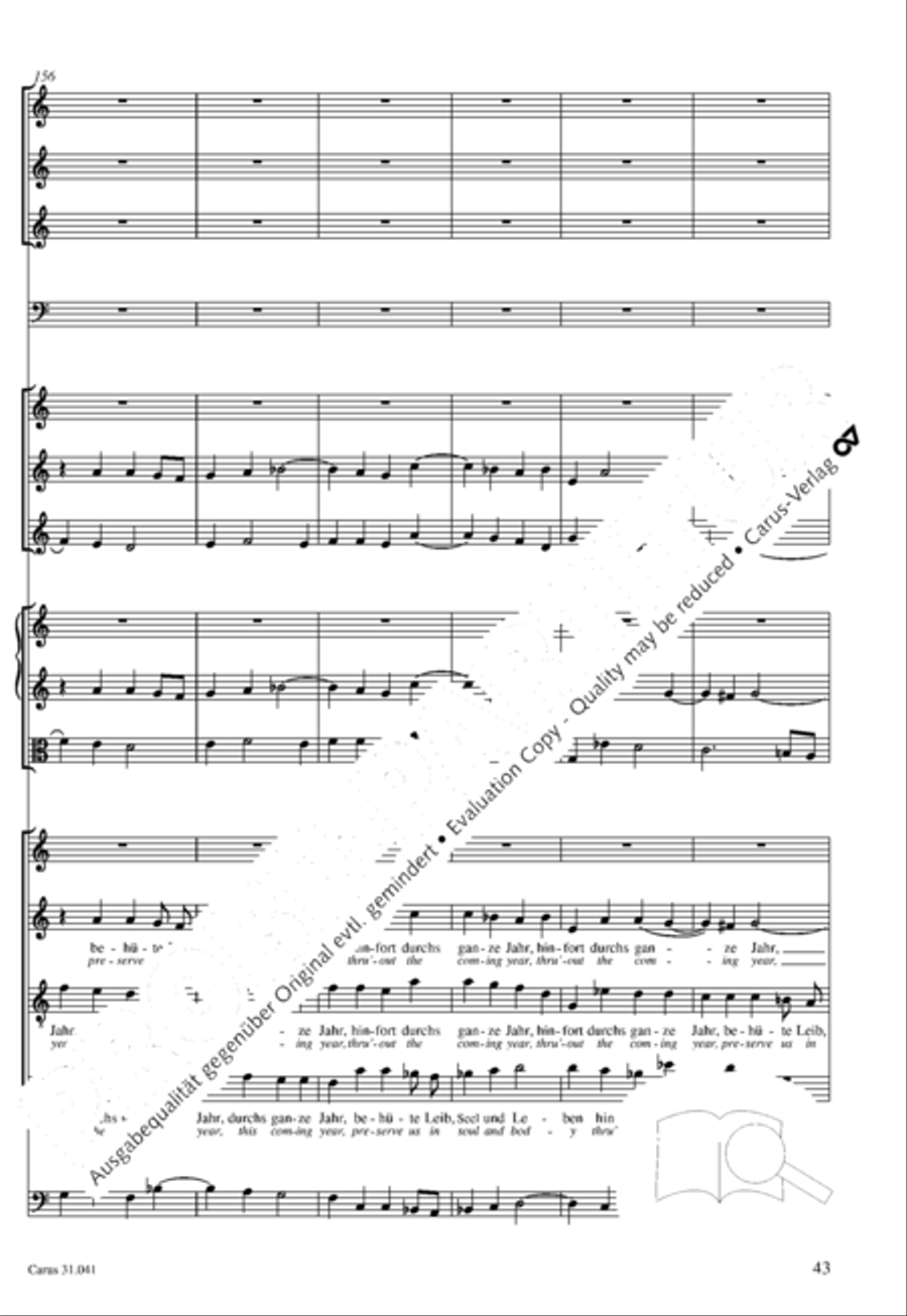 O Lord, we come to praise thee 4-Part scores gallery preview page 44