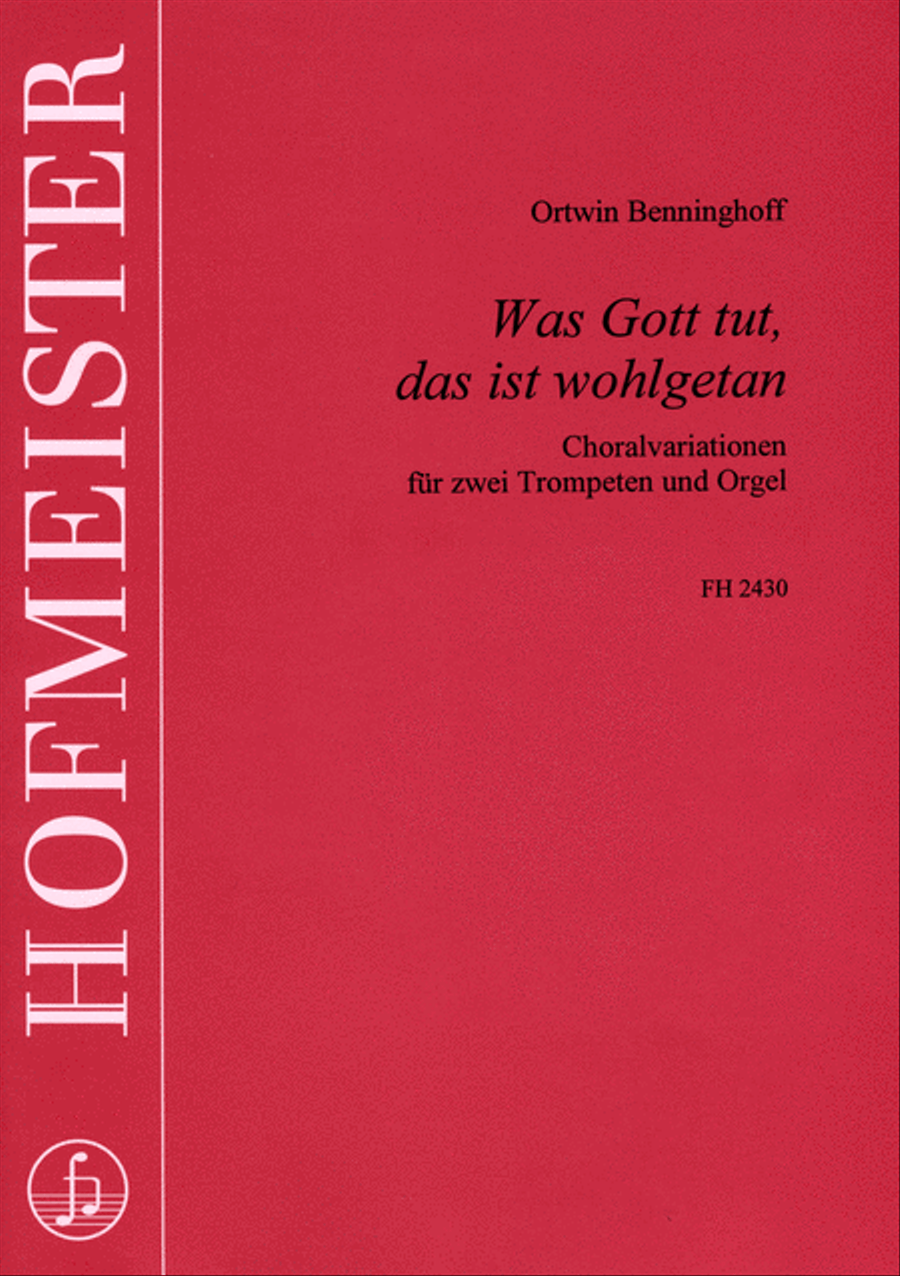 Was Gott tut, das ist wohlgetan Organ scores gallery preview page 1
