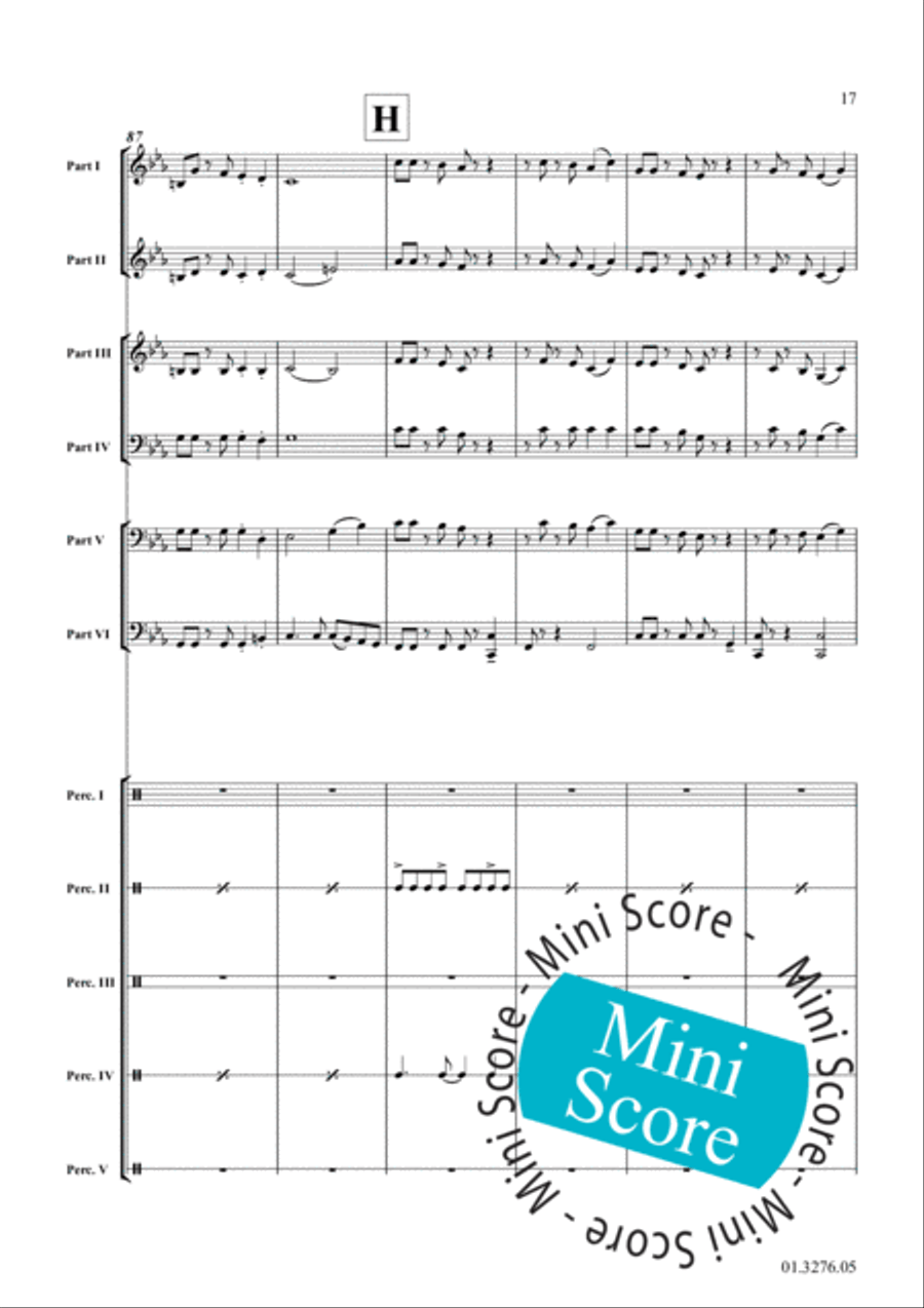 Festivo! Festivo! Concert Band scores gallery preview page 21