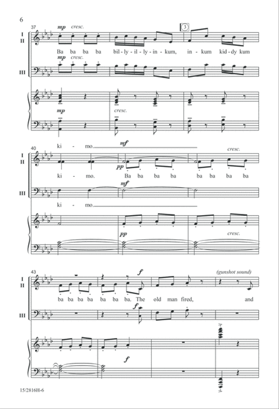 Kimineero (The Carrion Crow) 3-Part scores gallery preview page 7