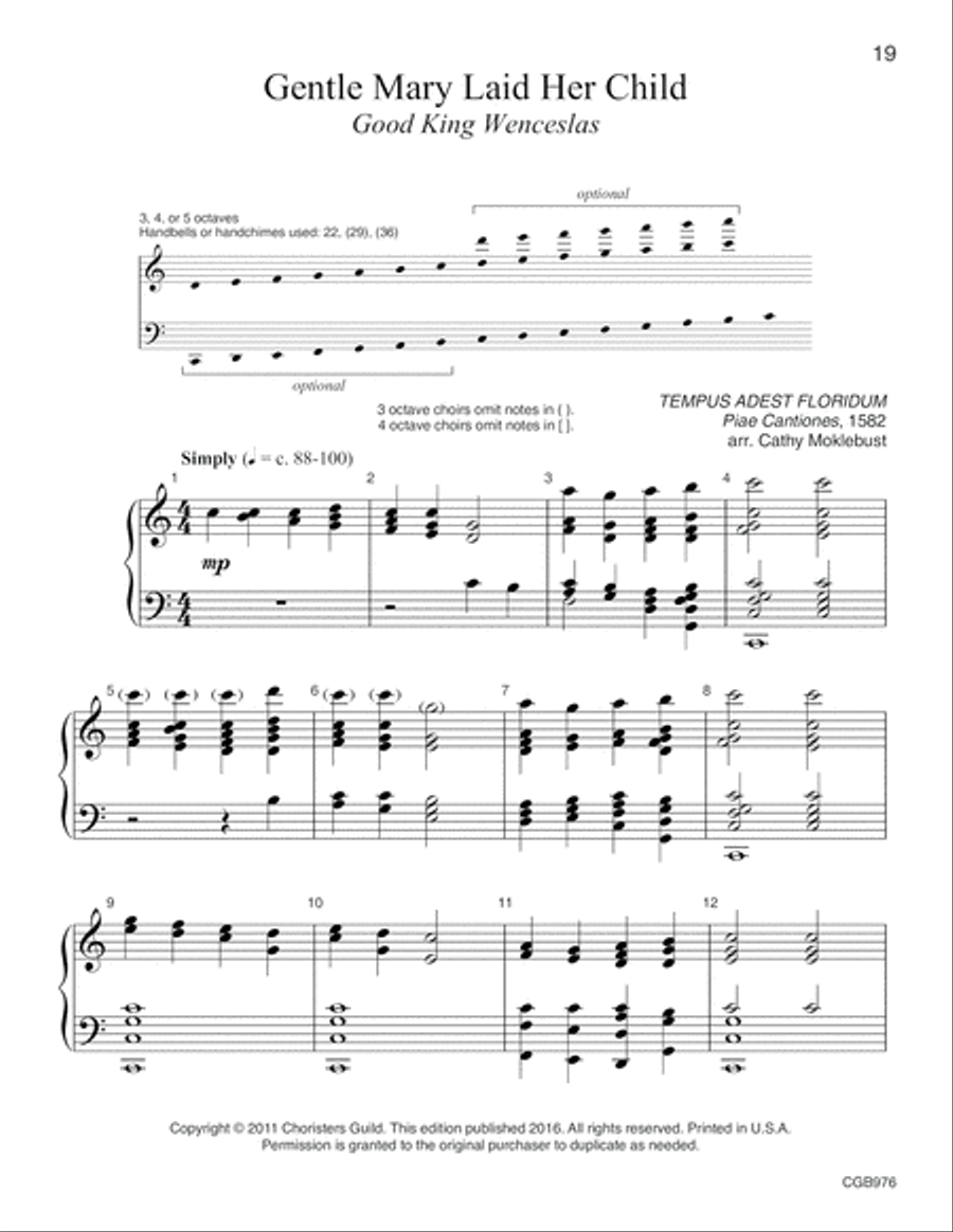 Come and Adore (3, 4 or 5 octaves) 5-Octaves scores gallery preview page 9