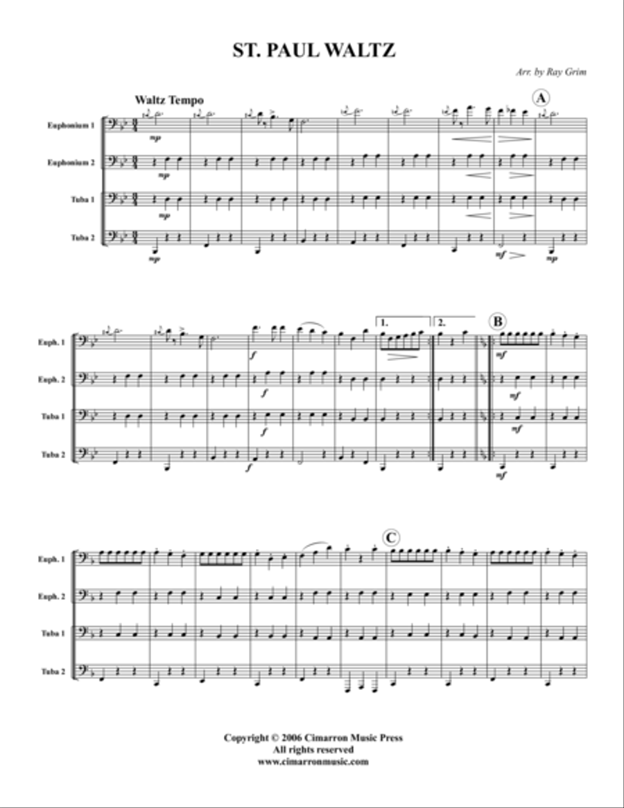 St. Paul Waltz EETT scores gallery preview page 2