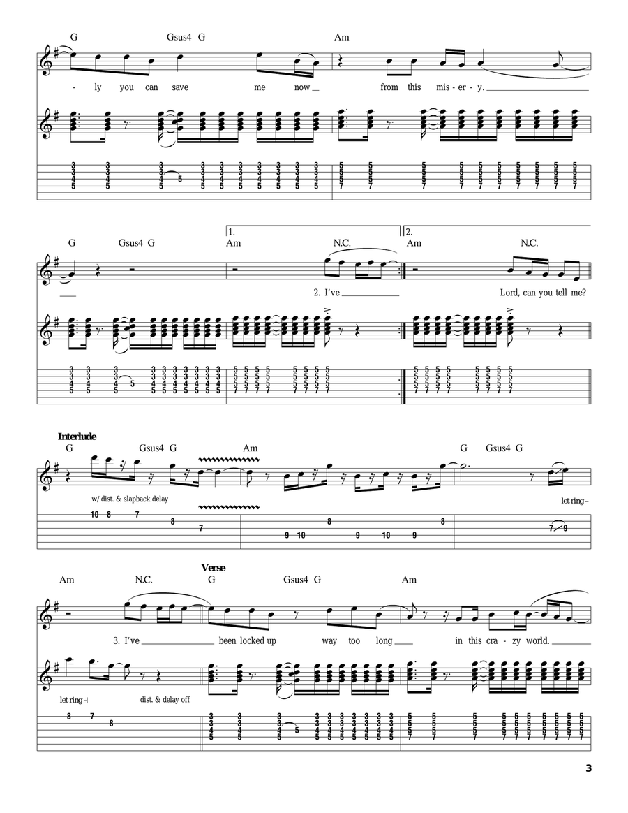 Heaven Heaven Acoustic Guitar scores gallery preview page 3