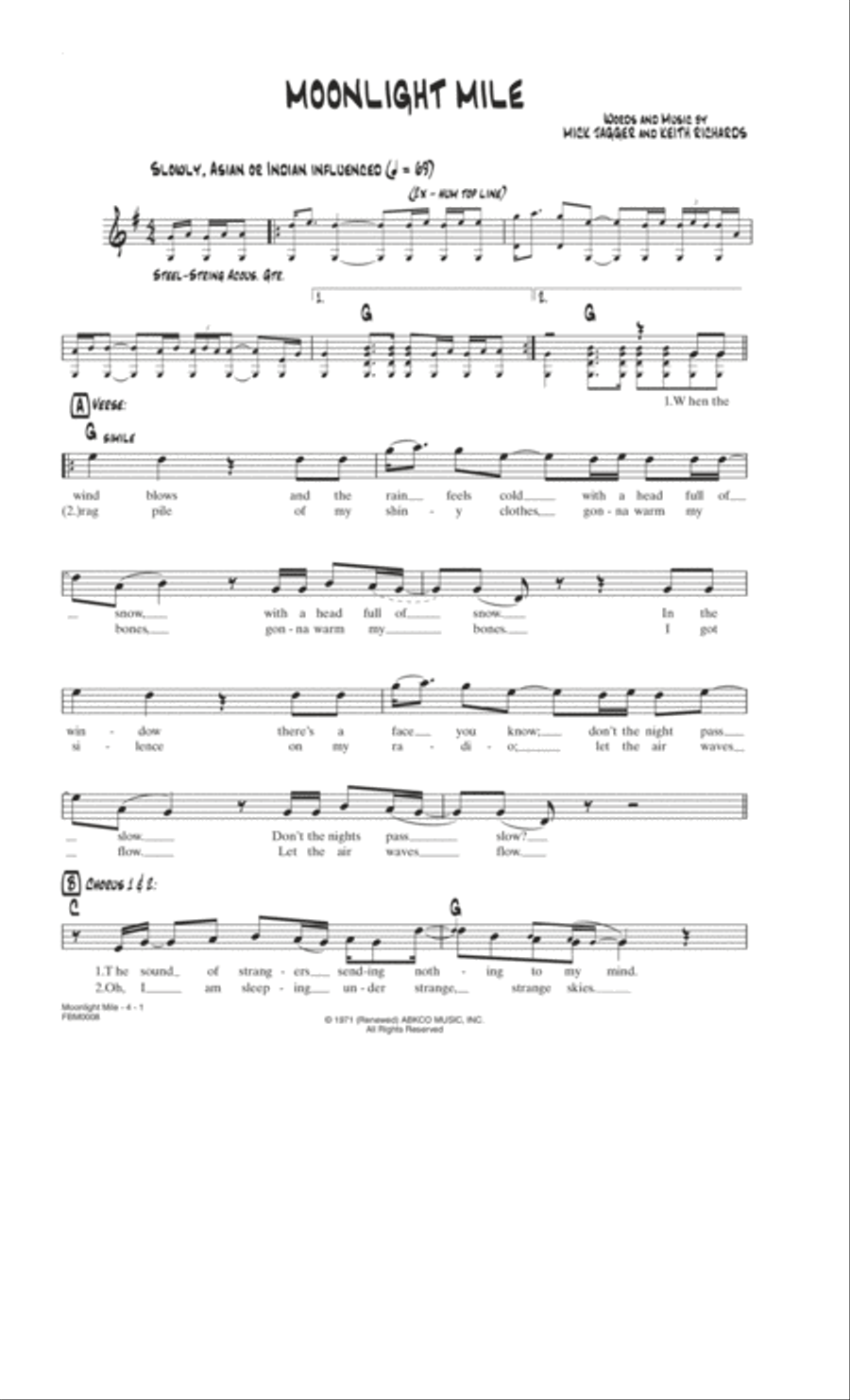 Moonlight Mile School and Community scores gallery preview page 1