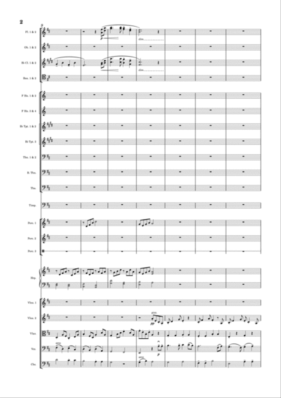 Till We Meet Again - Score Only Full Orchestra scores gallery preview page 2