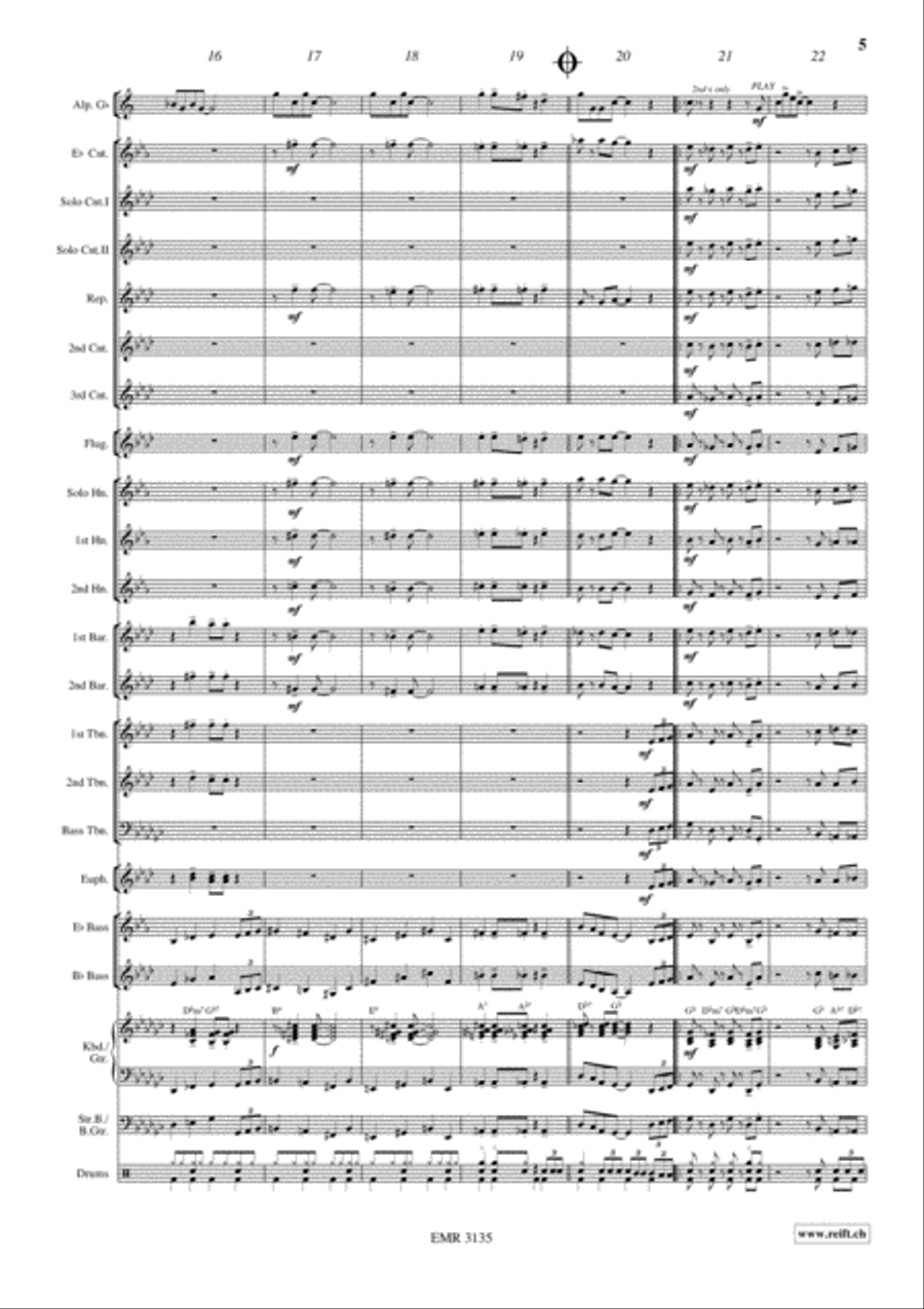 Alpine Cowboy Alpine Cowboy Brass Band scores gallery preview page 6
