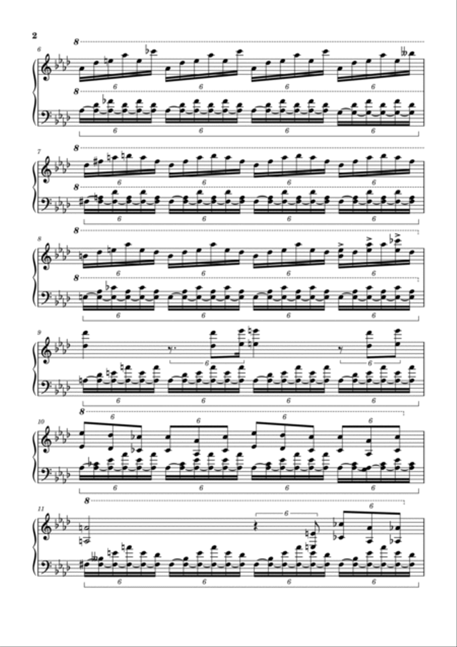 Golden Hour Piano Solo scores gallery preview page 2