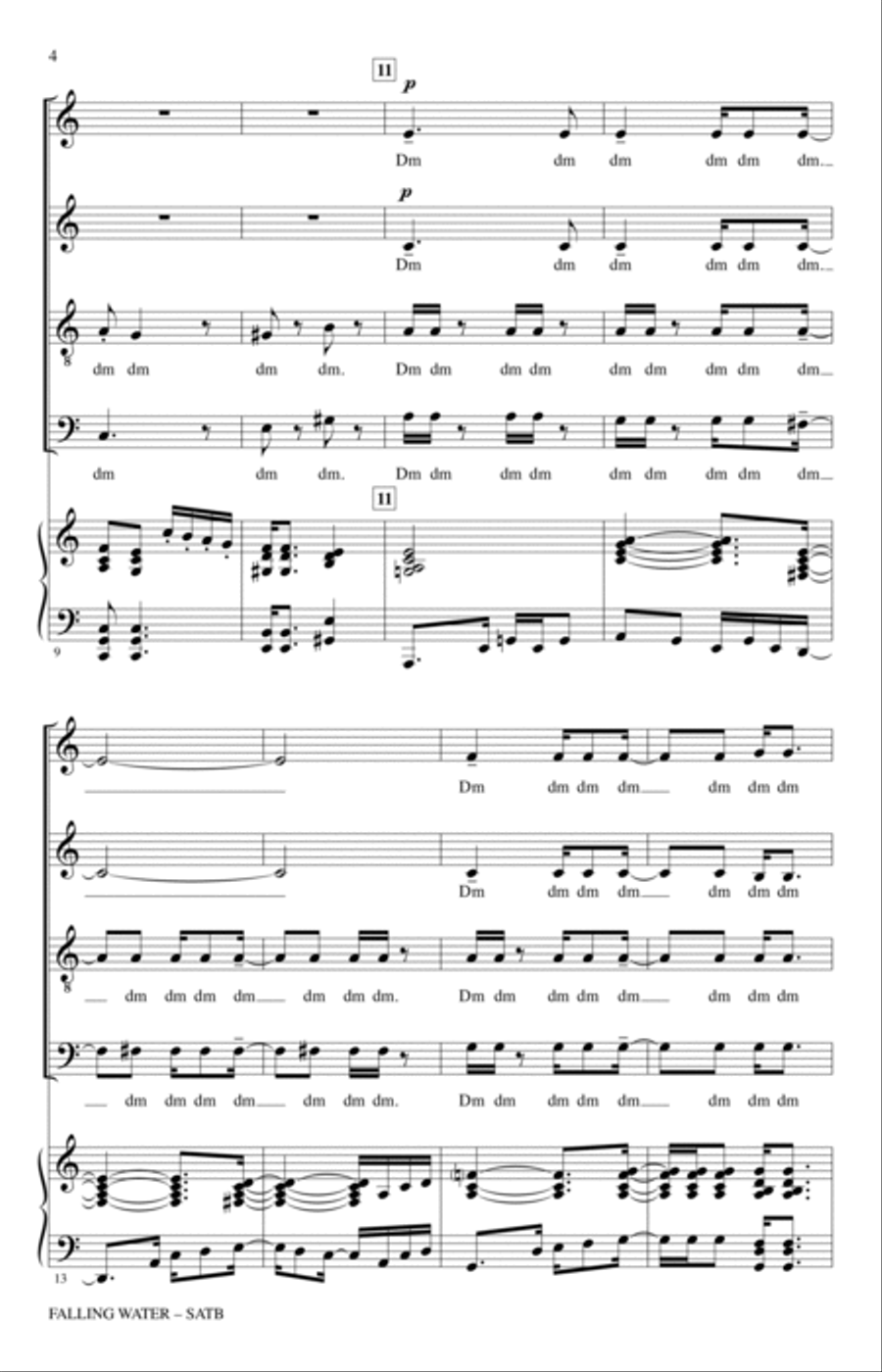 Falling Water 4-Part scores gallery preview page 2