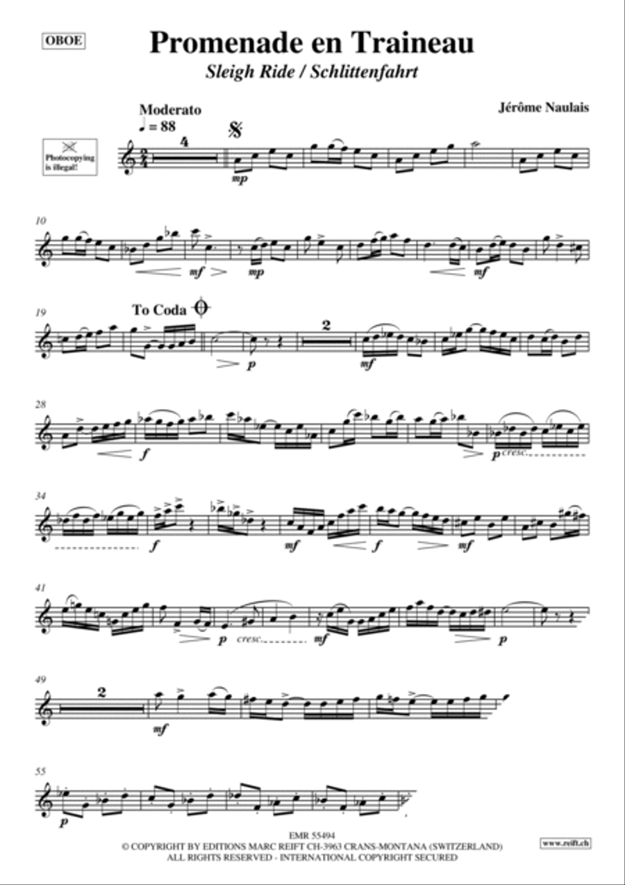 Promenade en Traineau Piano Accompaniment scores gallery preview page 4