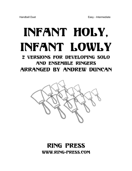 Infant Holy Infant Lowly - Handbell Duet (Beginning) image number null