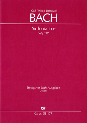 Book cover for Sinfonia in e