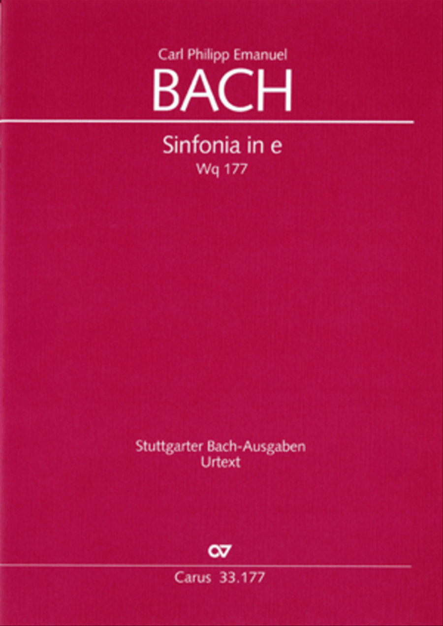 Sinfonia in e Sinfonia in e Viola scores gallery preview page 1