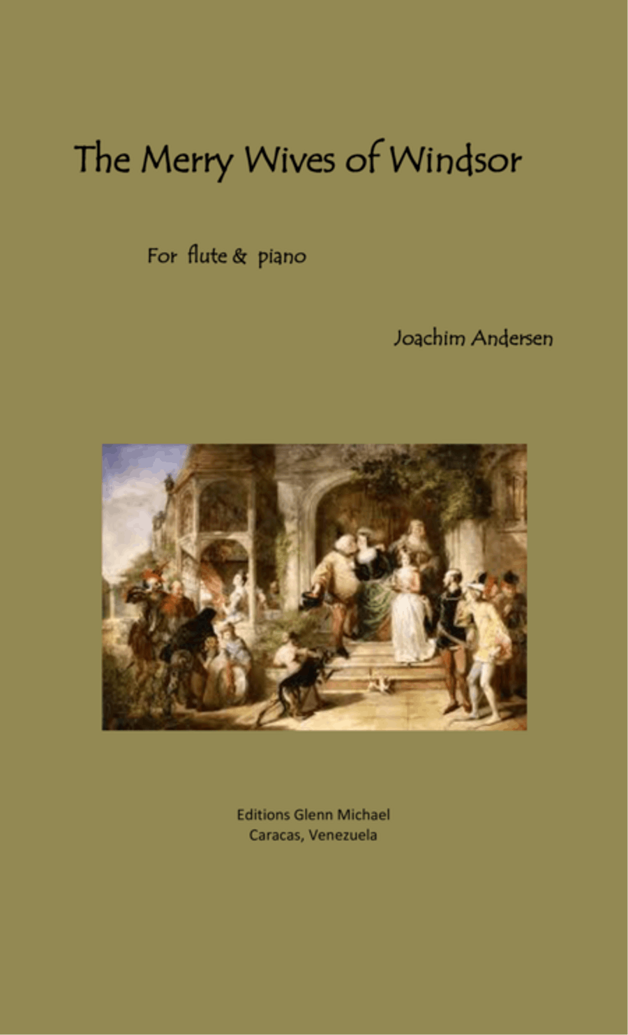 Andersen, Wives of Windsor for flute & piano Flute Solo scores gallery preview page 1