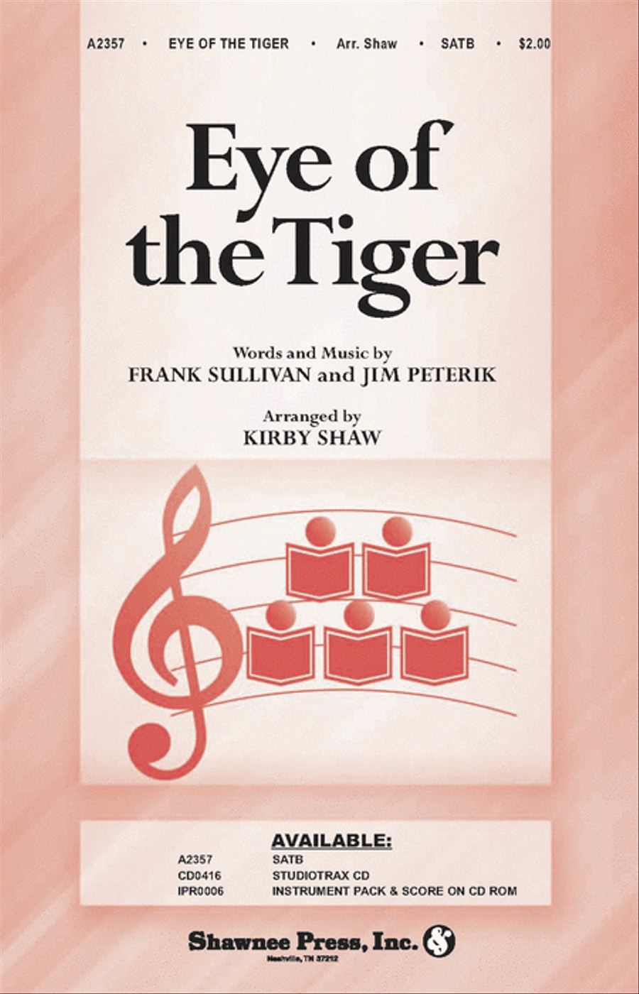 Eye of the Tiger 4-Part scores gallery preview page 1