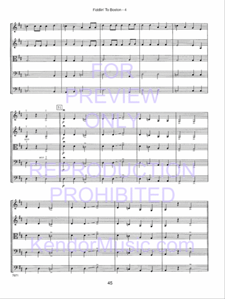 Kendor Concert Favorites , Volume 1 (Score) - with MP3s String Orchestra scores gallery preview page 50