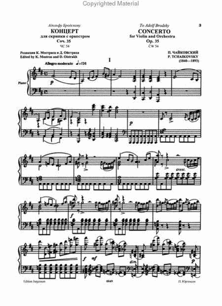 Violin Concerto Op. 35