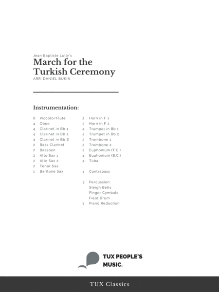 March for the Turkish Ceremony