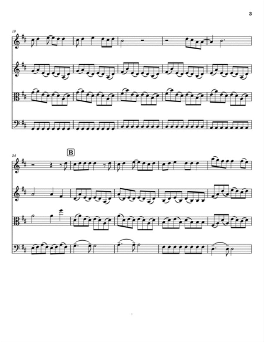 Love Story String Trio scores gallery preview page 3