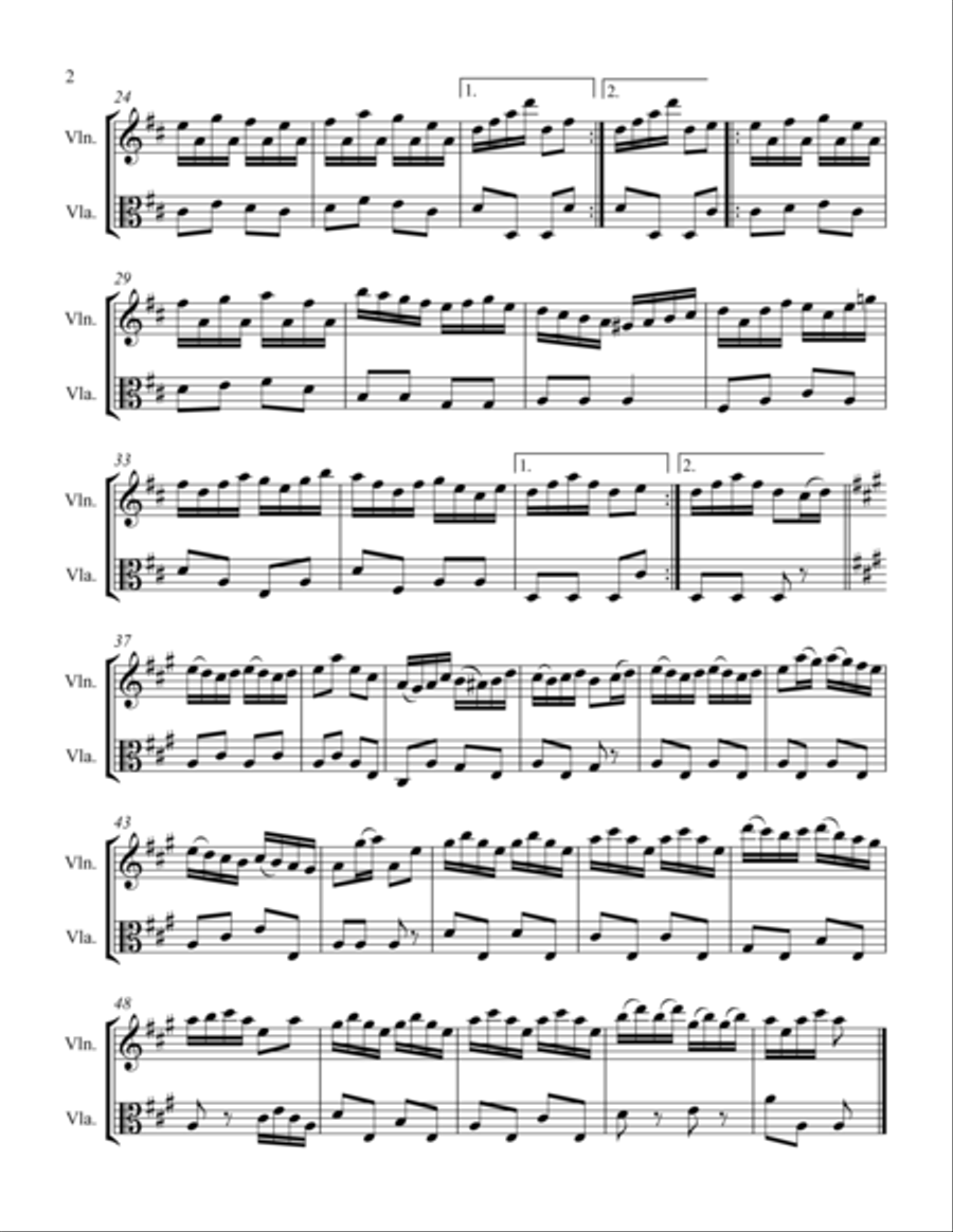 Quadrillie Quadrillie String Duet scores gallery preview page 2