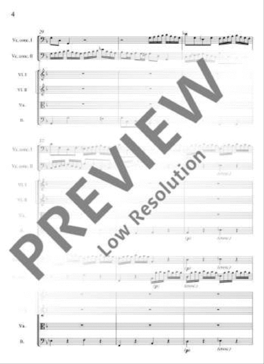 Concerto G minor String Orchestra scores gallery preview page 13