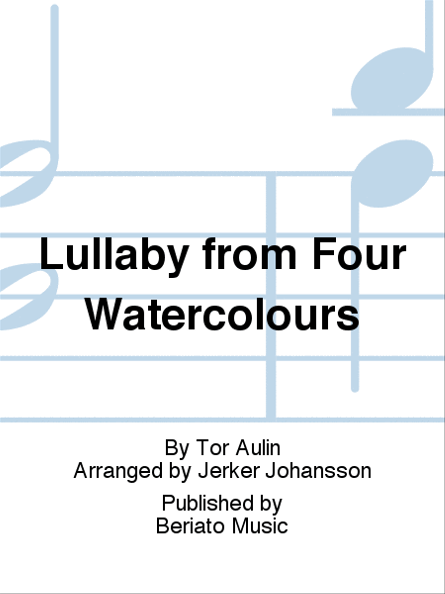 Lullaby from Four Watercolours Concert Band scores gallery preview page 1