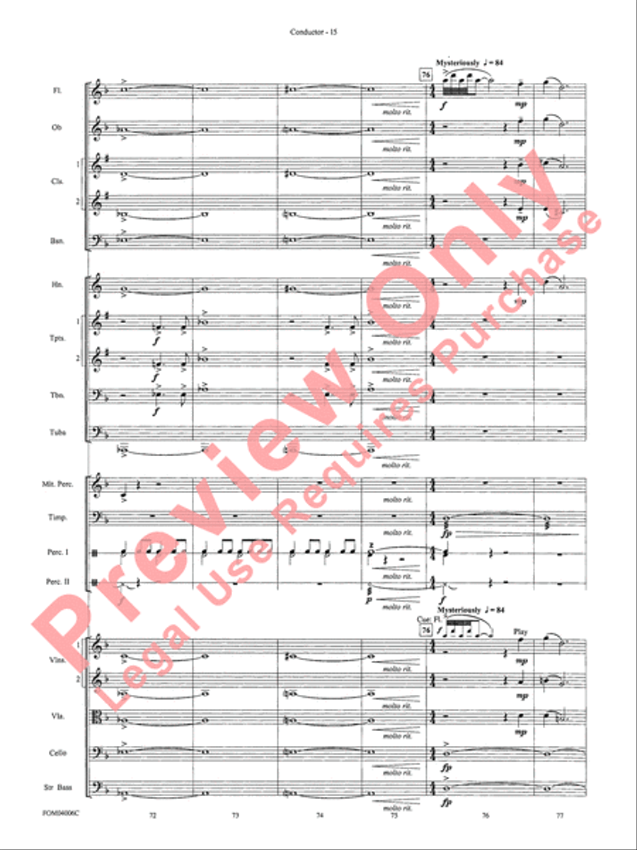 Go West! (Medley) Full Orchestra scores gallery preview page 18