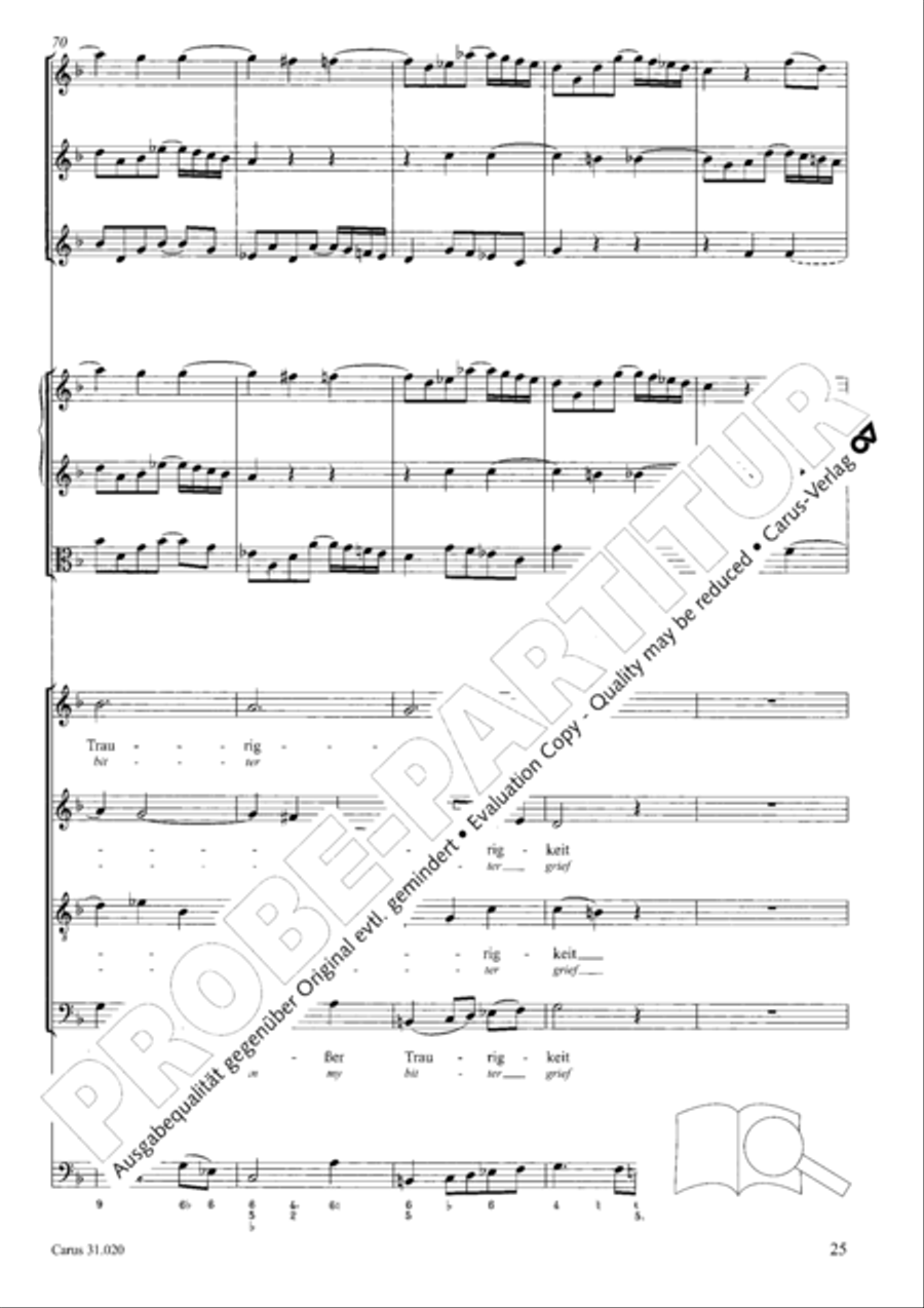 Eternity, thou thundrous word (O Ewigkeit, du Donnerwort) ATB scores gallery preview page 26