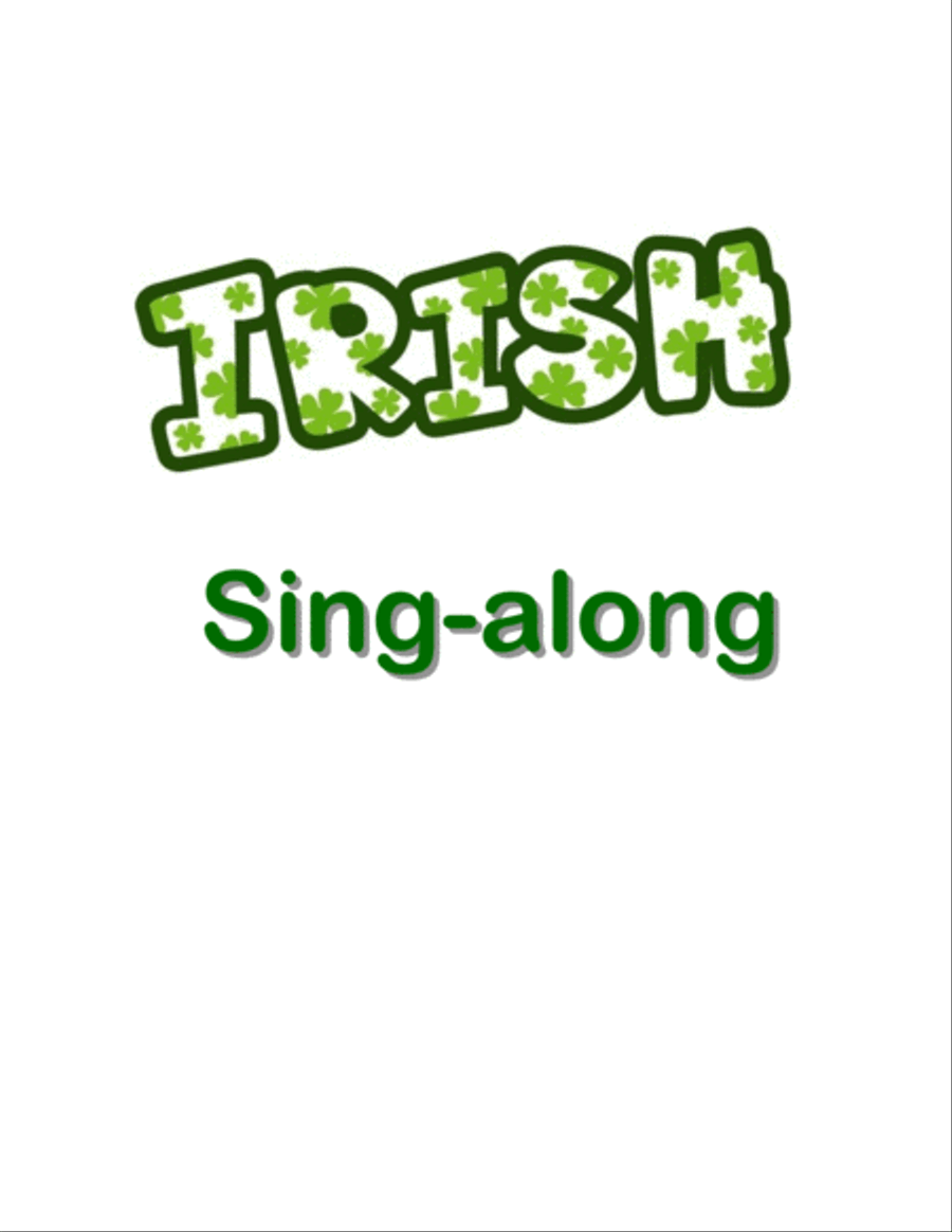 Irish Sing-along Booklet Voice scores gallery preview page 1