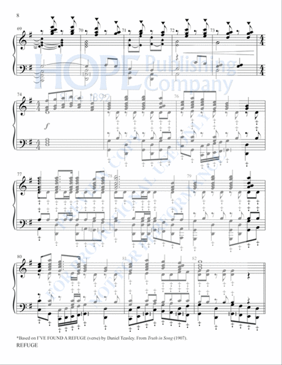 Refuge Handbell Choir scores gallery preview page 9