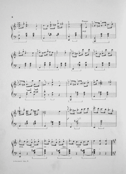 Compositions for the Pianoforte. A Souvenir. Mazurka
