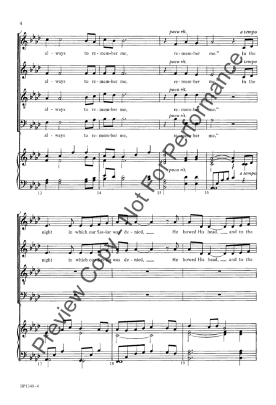 Remember Me 4-Part scores gallery preview page 5