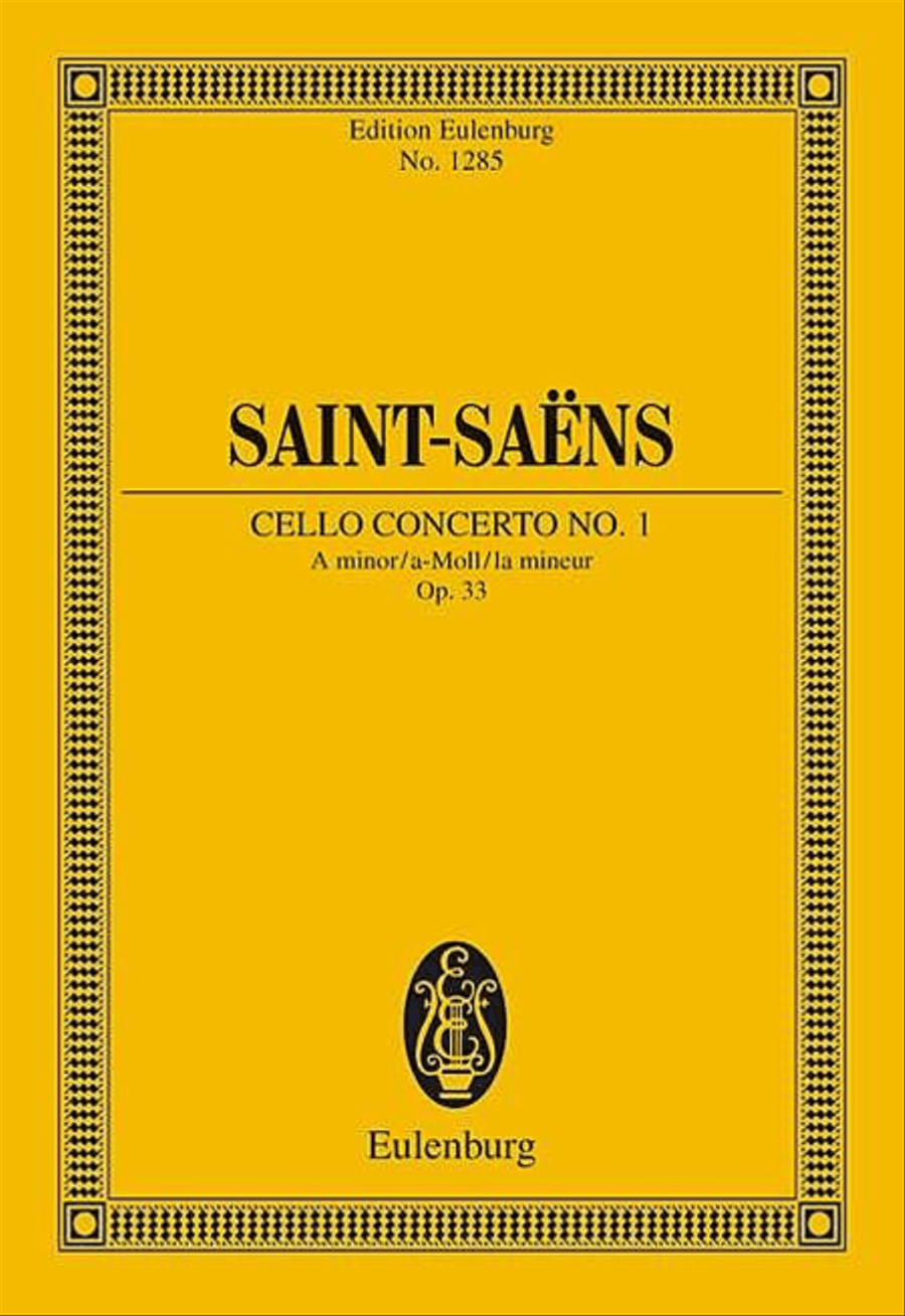 Concerto No. 1 in A minor, Op. 33 Orchestra scores gallery preview page 1