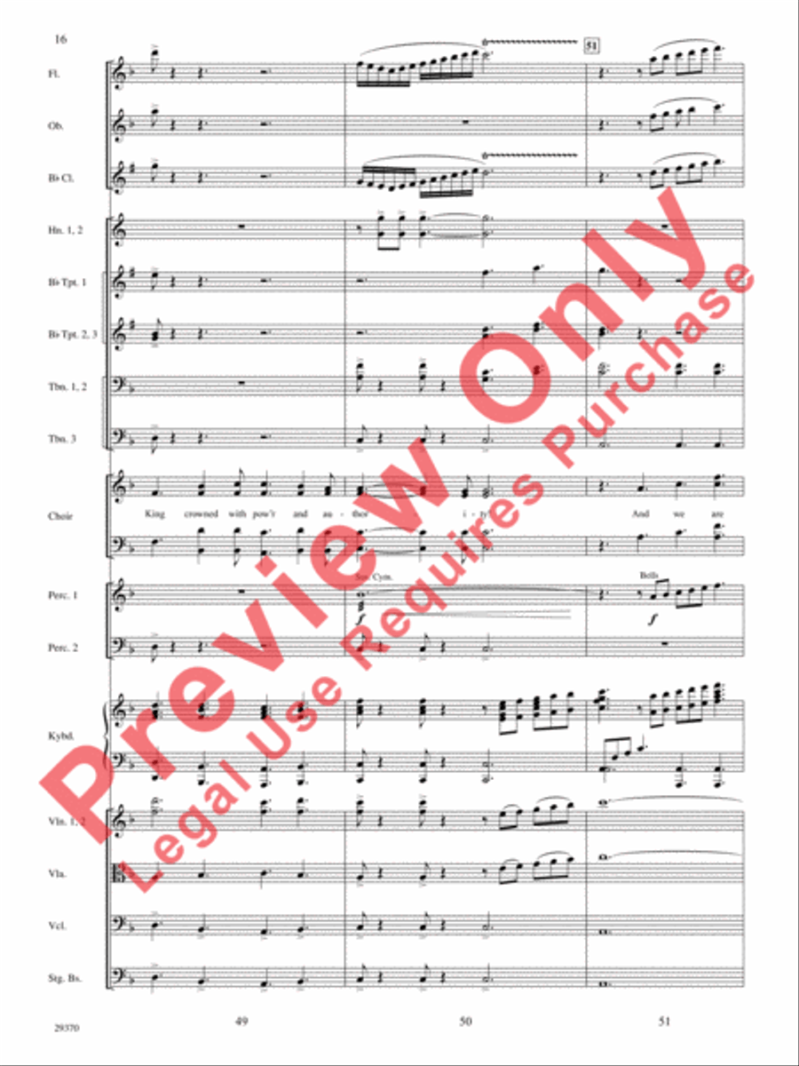 See, What a Morning Choir scores gallery preview page 17