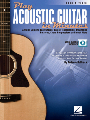 Book cover for Play Acoustic Guitar in Minutes