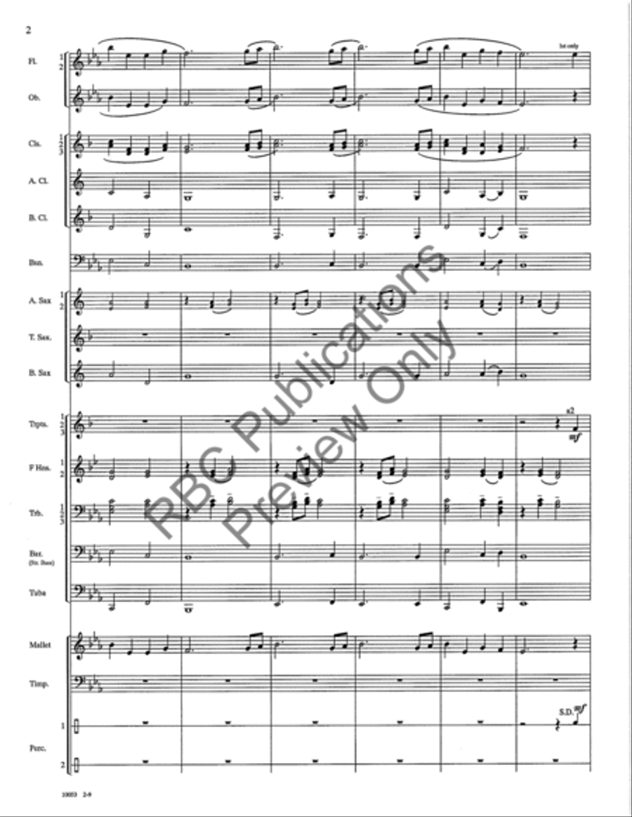 Lyrico For Winds Concert Band scores gallery preview page 5