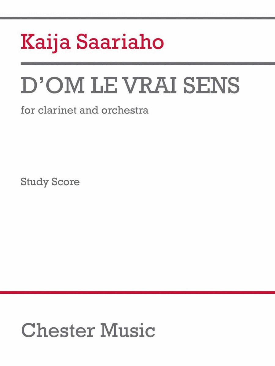 D'om Le Vrai Sens Orchestra scores gallery preview page 1