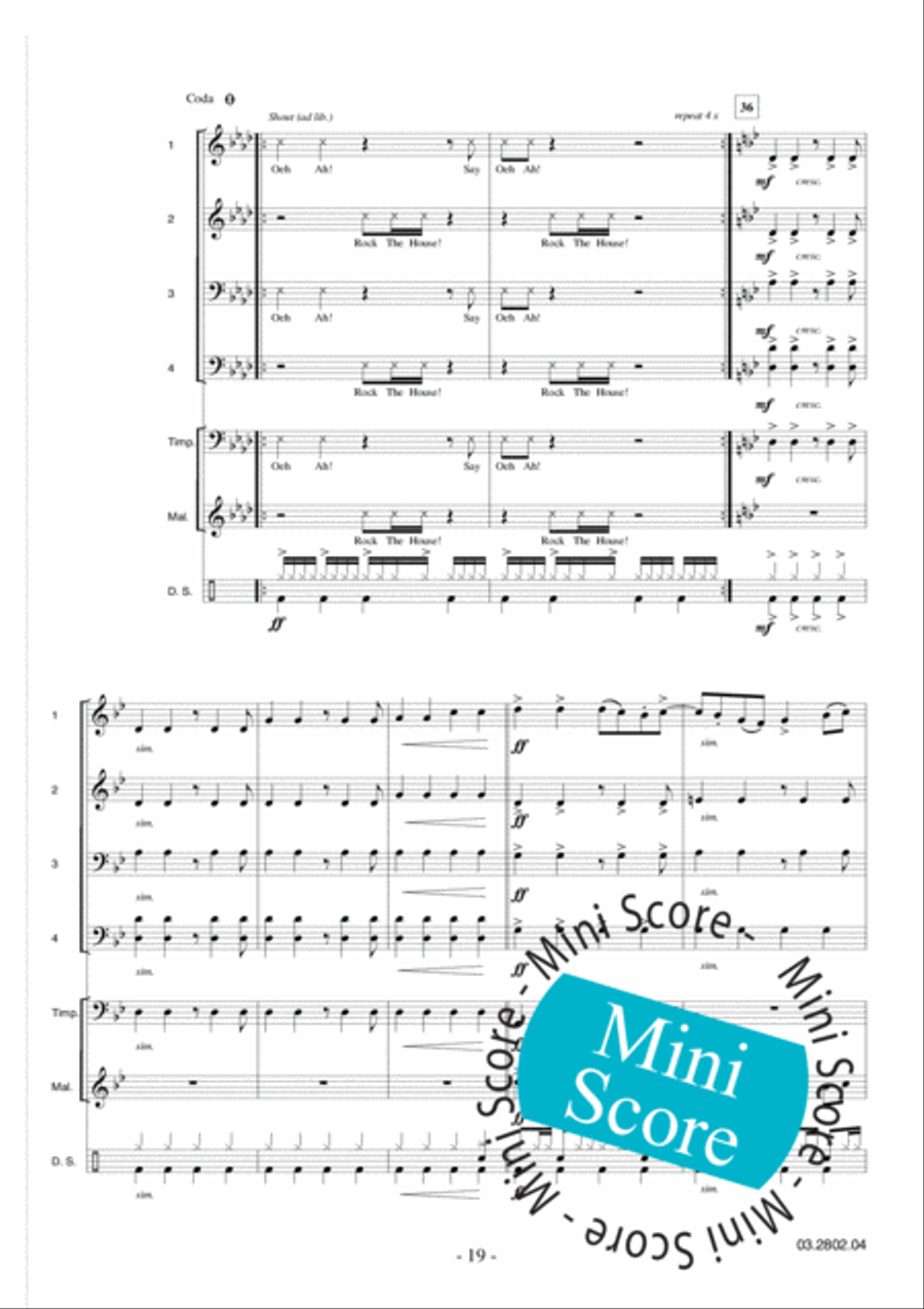 Adventure Games Fanfare Band scores gallery preview page 23