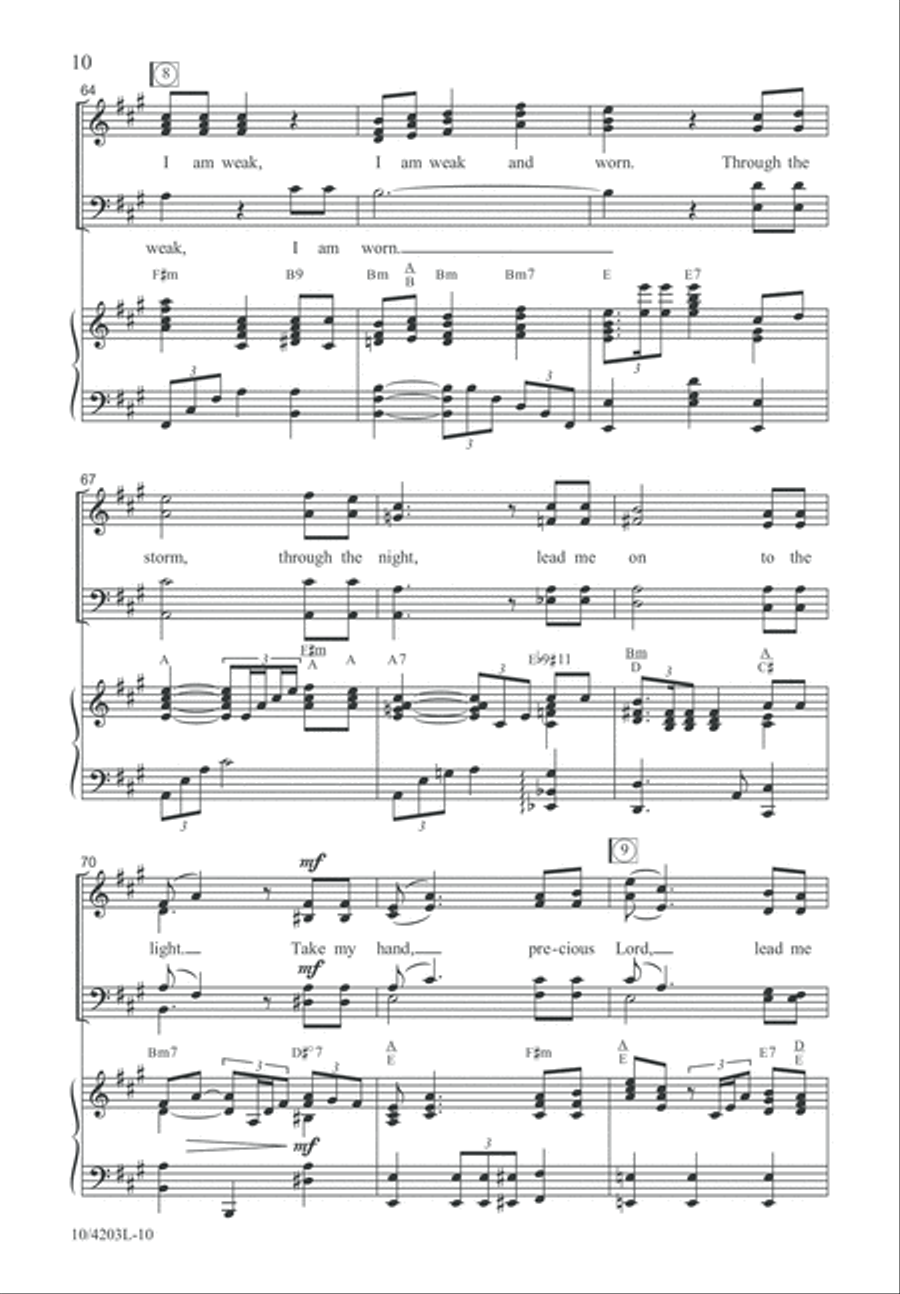 Precious Lord, Take My Hand with 