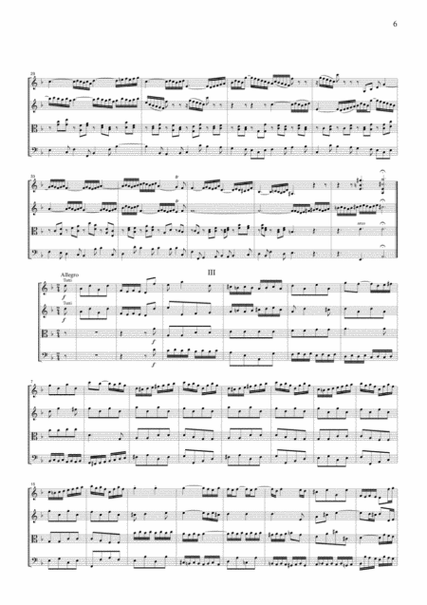 J.S.Bach Concerto for Violin and Oboe in d BWV1060, for string quartet, CB225 image number null