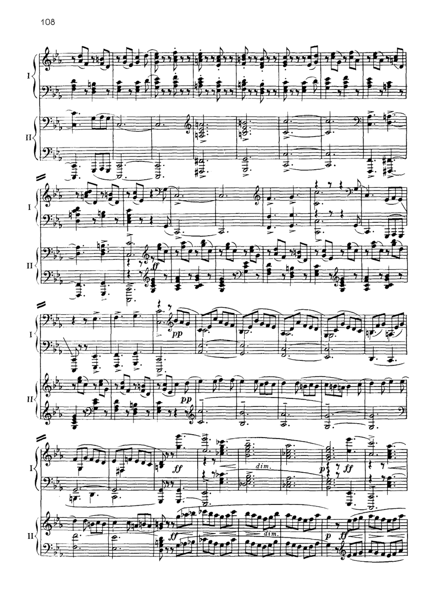 Suite No. 2, Opus 17 - IV. Tarantelle - Piano Duo (2 Pianos, 4 Hands) Piano Duet scores gallery preview page 2