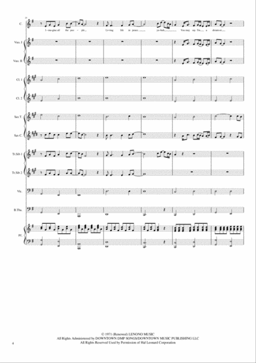 Imagine Tenor Saxophone scores gallery preview page 4