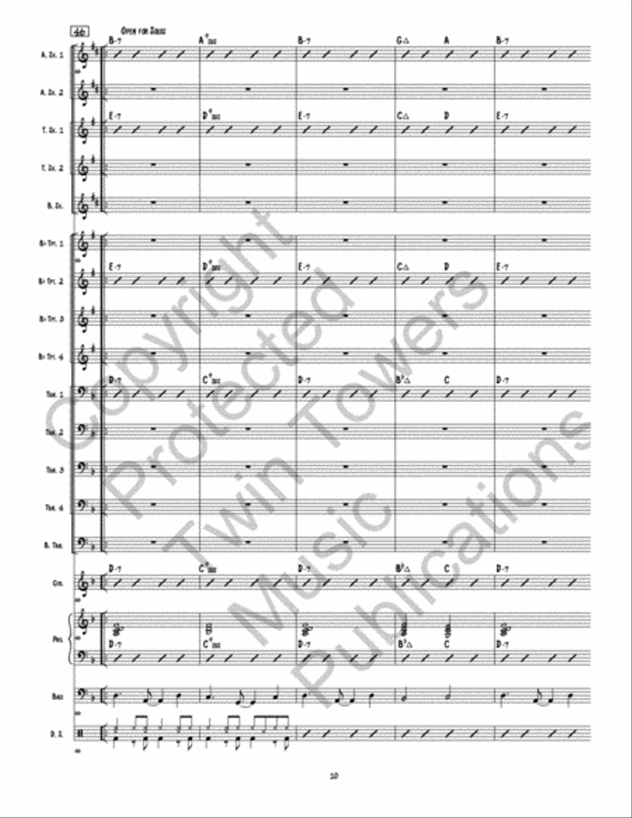 Bossalite Bossalite Jazz Ensemble scores gallery preview page 11