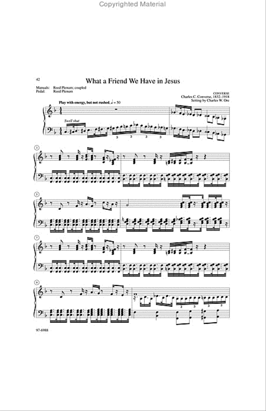 Eleven Compositions for Organ, Set VII Organ scores gallery preview page 12