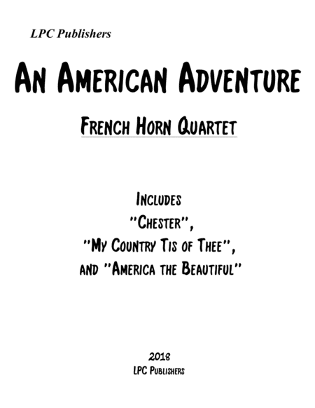An American Adventure for French Horn Quartet image number null