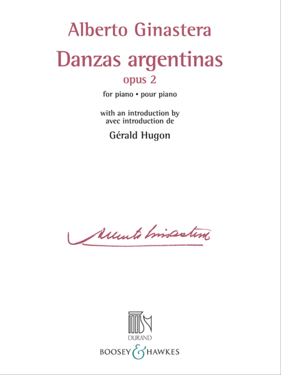 Book cover for Danzas Argentinas Opus 2