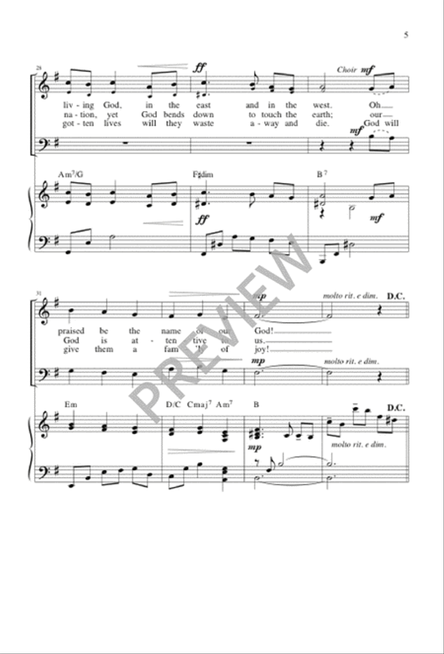 God of the Poor 2-Part scores gallery preview page 6